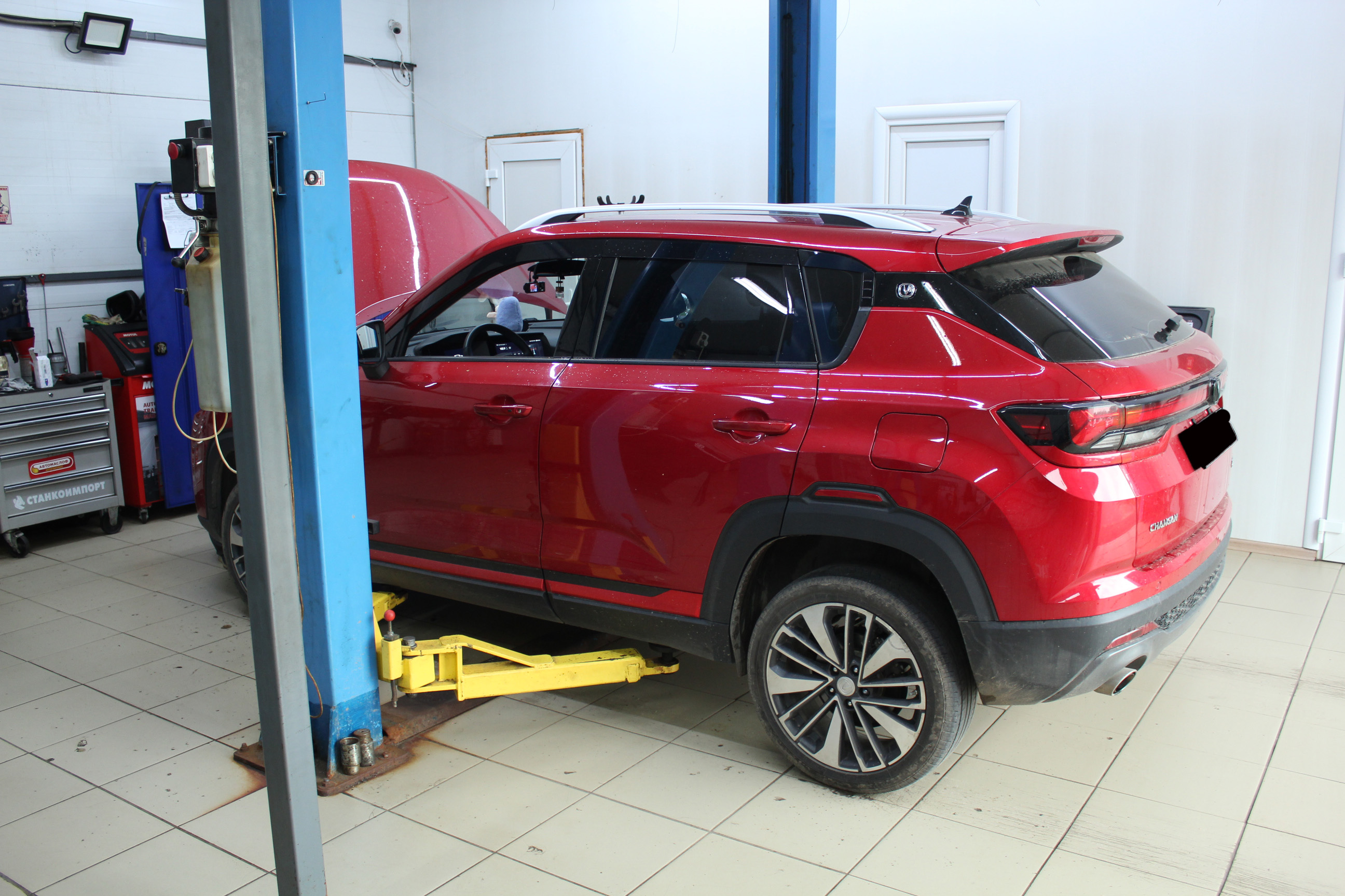 Замена масла в DCT Changan CS35 Plus 1.4T Tsingshan DF727
