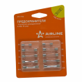 Предохранители цилиндрические в блистере AIRLINE AFUT06