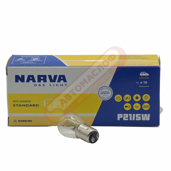 Автолампа NARVA 12V P21/5W 17916