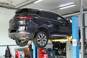 Аппаратная замена масла в АКПП Chery Tiggo 7 Pro 1.5T WLY CVT25 (QR025CHC)