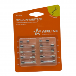 Предохранители цилиндрические в блистере AIRLINE AFUT06