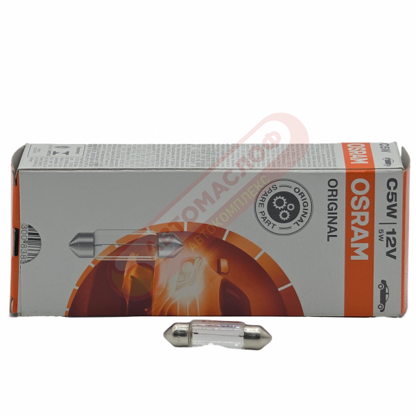 Автолампа OSRAM 12V C5W SV8.5 8 36 мм 6418