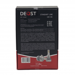Лампа светодиодная DEQST H4  P43T 30W 233001