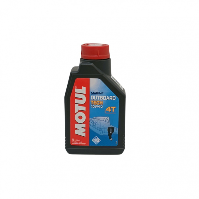 MOTUL OUTBOARD TECH 4T 10w40 (1л) NEW 106397
